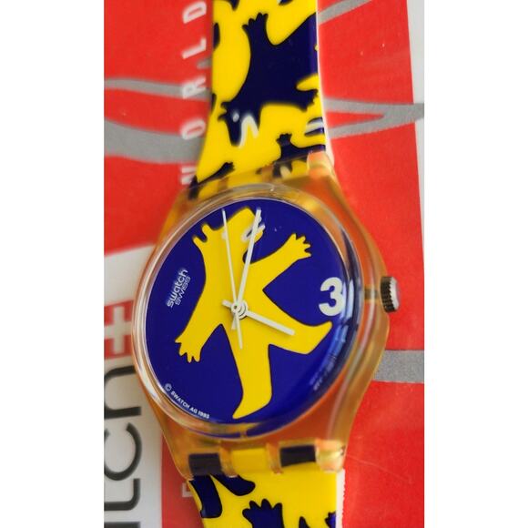 Swatch watch BESTIONE GJ113 1994 Standard Gents New old stock - Picture 1 of 8